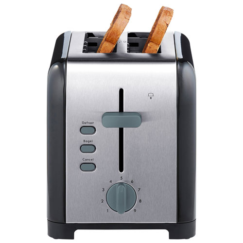 Kenmore Wide-Slot - 2-Slice - Black/Silver