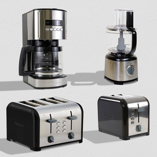 Kenmore Wide-Slot - 2-Slice - Black/Silver