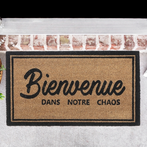 Maison Concepts Coir Door Mat Bienvenue Dans Notre Chaos