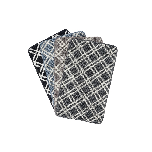 MAISON CONCEPTS  Diamond Tufted Floor Mat Asstd 18 X 30 - Set Of 4