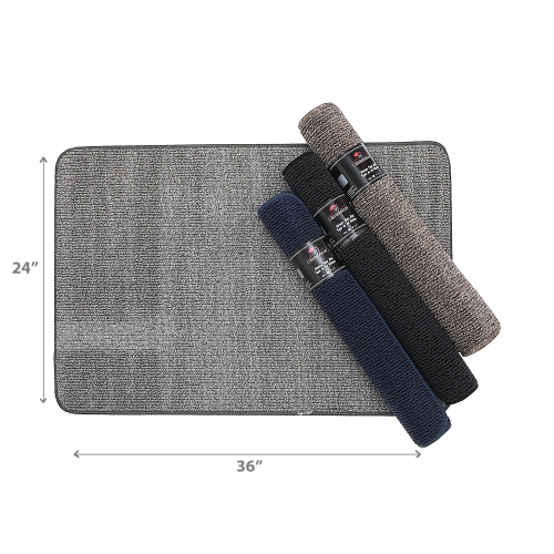 Maison Concepts Nature Solid Tufted Floor Mat Asstd 2' X 3' - Set of 4