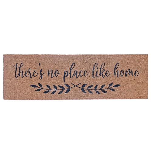 MAISON CONCEPTS  Coir Door Mat There's No Place Like Home 16 X 48
