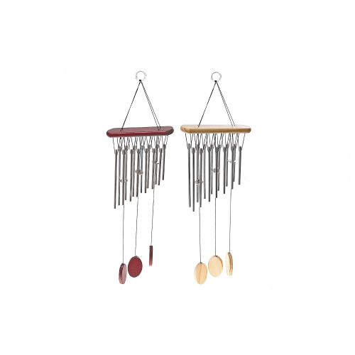 Maison Concepts 24" Oval Windchime With Wood Pendants Asstd - Set of 2