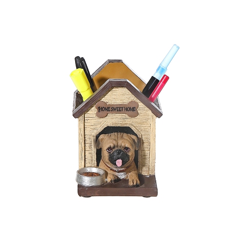MAISON CONCEPTS  Pug Pen Holder Playing for Keeps