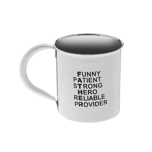 Maison Concepts Stainless Steel Mug With Printing Father - Set of 2