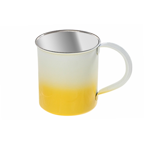 Maison Concepts Stainless Steel Ombre Mug Yellow - Set of 2