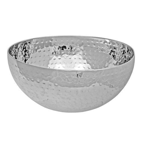 Maison Concepts Stainless Steel Hammered Salad Bowl 11"