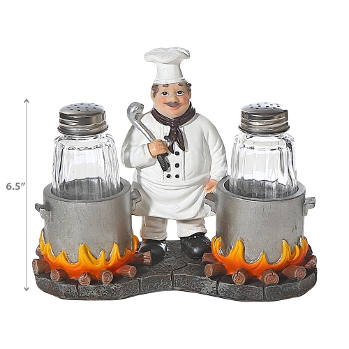 Maison Concepts Salt And Pepper Shaker Chef Spice Du Jour