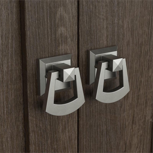 Pemberly Row Tall Storage Cabinet with Doors in Ash Brown - Engineered Wood