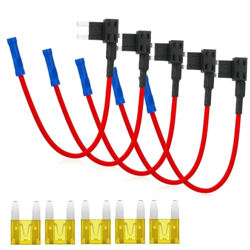 ISTAR  5PCs 12V 20 Amp Mini Car Add-A-Circuit Fuse, Dd-A-Circuit Fuse: Expand Your Car's Electrical System