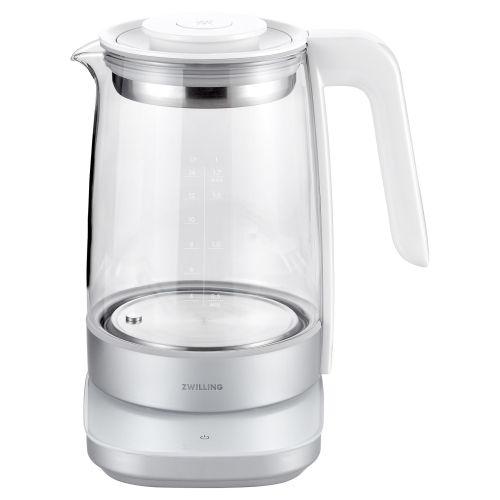 ZWILLING Enfinigy 1.7 L Glass Programable Electric Kettle - Silver