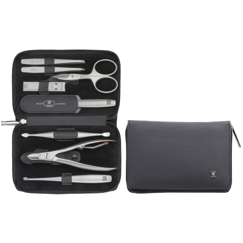 ZWILLING PREMIUM Nappa Leather Zip Fastener Case