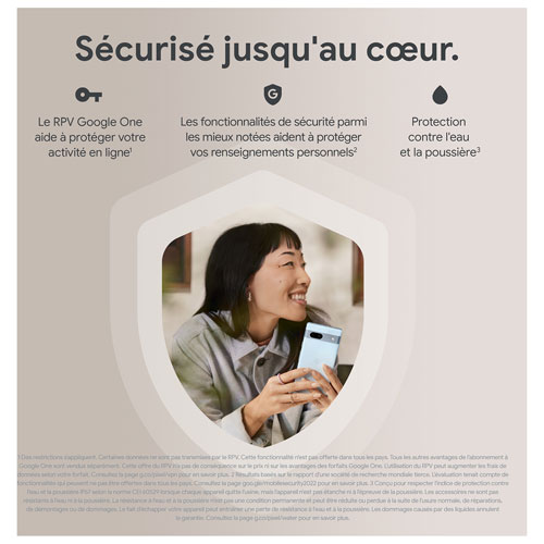 TELUS Google Pixel 7a 128GB - Charcoal - Monthly Financing