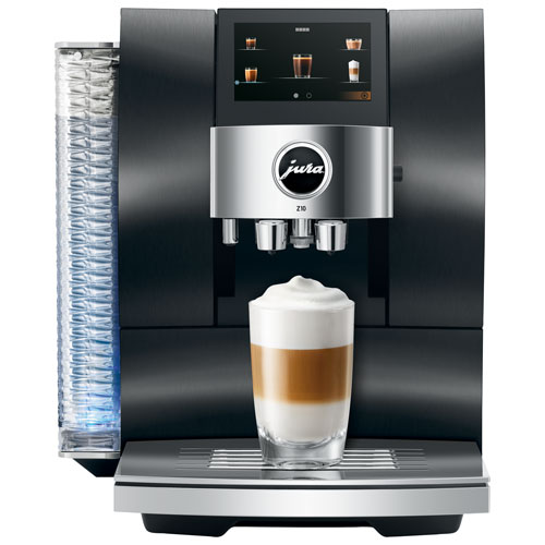 Machine à espresso automatique Z10 de Jura avec mousseur à lait et moulin à café - Noir