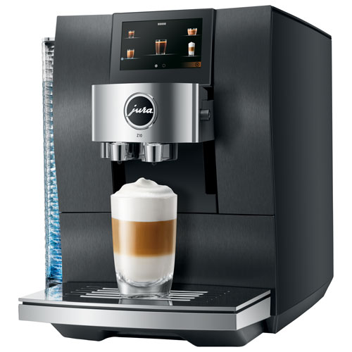 Machine à espresso automatique Z10 de Jura avec mousseur à lait et moulin à café - Noir