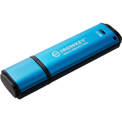 KINGSTON  Vault Privacy 50 Series 16GB USB 3.2 (Gen 1) Type C Flash Drive Ikvp50C/16GB This is the perfect product that you can transfer private data from work to home without concern regarding security, or to store financial information that you would prefer to remain safe