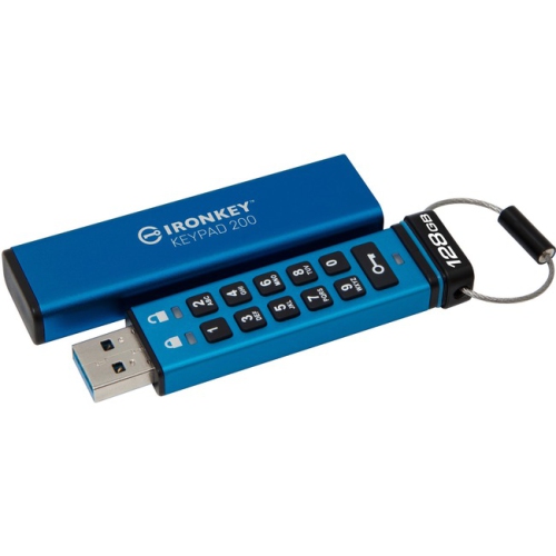KINGSTON  Ikkp200 Keypad 200 128GB USB 3.2 (Gen 1) Type A Flash Drive (Ikkp200/128GB) Works great!