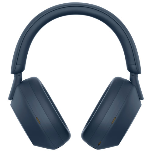 Casque d'écoute Bluetooth à suppression du bruit WH-1000XM5 de Sony - Bleu