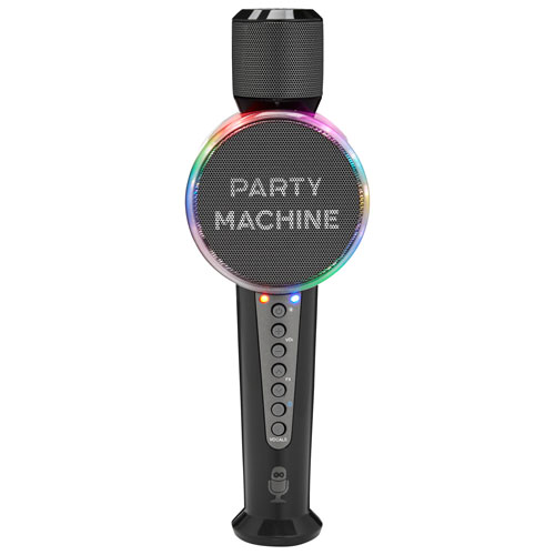 Singing Machine Bluetooth Microphone with Built-In Speaker (SMM548CA)