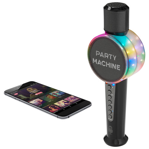 Singing Machine Bluetooth Microphone with Built-In Speaker (SMM548CA)