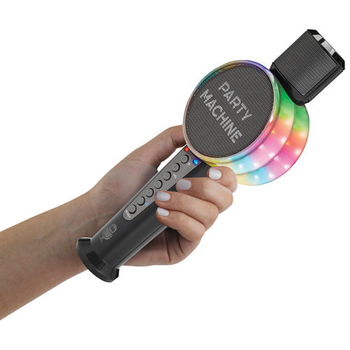 Singing Machine Bluetooth Microphone with Built-In Speaker (SMM548CA)