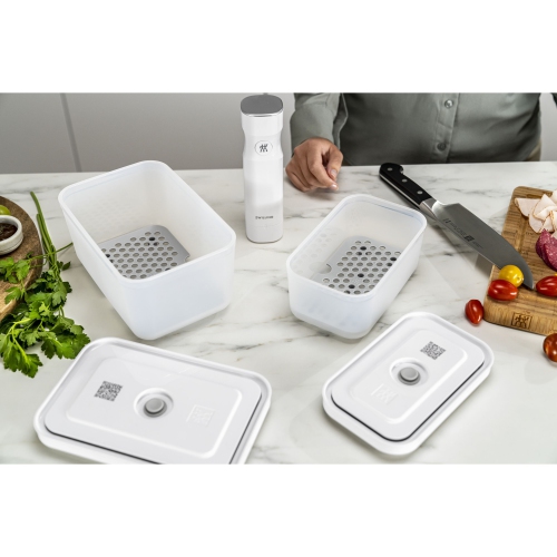 ZWILLING Fresh & Save Vacuum Accessory Set For Plastic Boxes, M/L / 2 Piece
