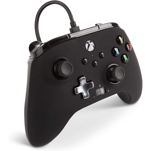 Manette avec fil optimisée ouverte de PowerA pour Xbox - Noir
