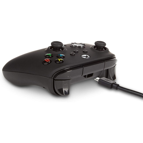Manette avec fil optimisée ouverte de PowerA pour Xbox - Noir