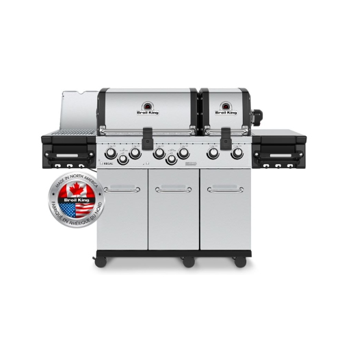 Broil King Regal S 690 Pro IR 6-Burner Propane BBQ with IR Side Burner & Rotisserie Burner