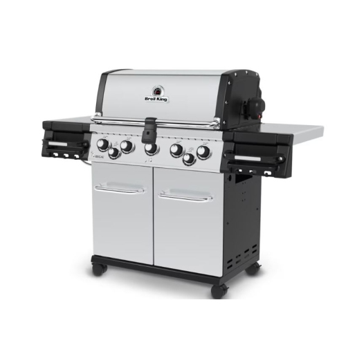 Broil King Regal S 590 Pro IR 5-Burner Natural Gas Grill with Infrared Side Burner and Rotisserie