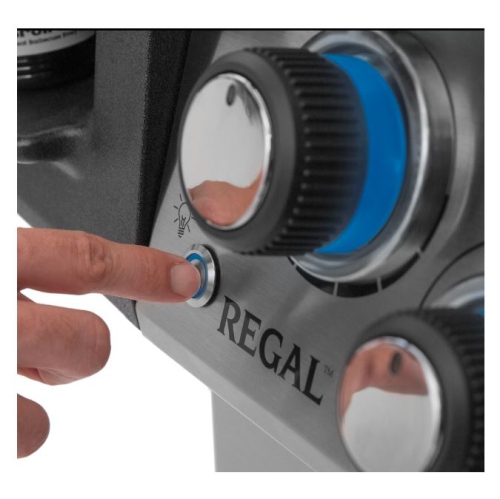 Broil King Regal S 490 Pro IR 4-Burner Natural Gas Grill with Infrared Side Burner and Rotisserie