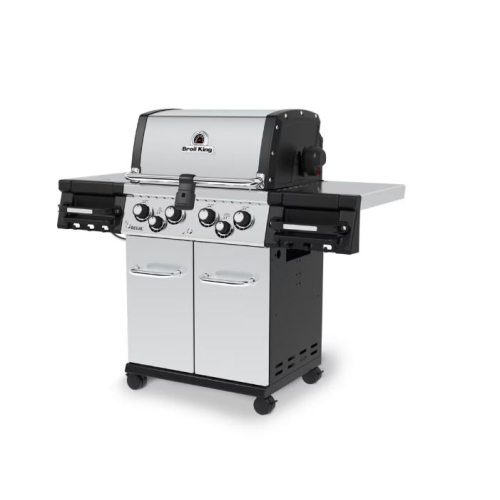 Broil King Regal S 490 Pro IR 50,000 BTU 4-Burner Propane Gas Grill with Infrared Side Burner and Rotisserie