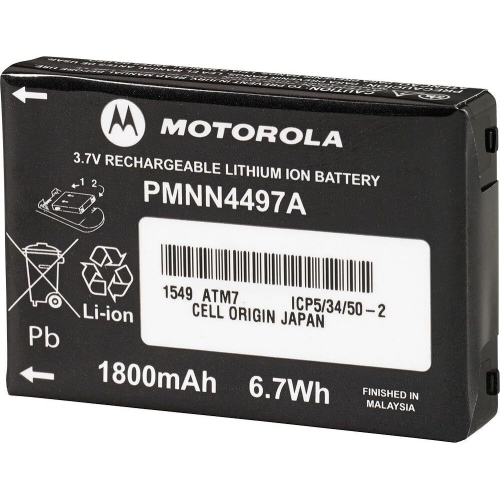 Motorola PMNN4497 3.7V Li-Ion 1800 mAh Replacement Battery For CLS Series Radios