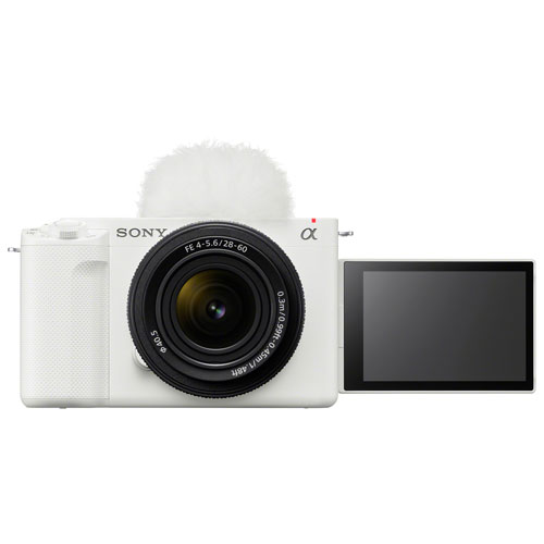 Sony Alpha ZV-E1 Full-Frame Interchangeable Lens Mirrorless Vlogger Camera  with 28-60mm Lens Kit - White