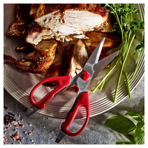 HENCKELS – Ciseaux tout usage Kitchen Elements, rouge