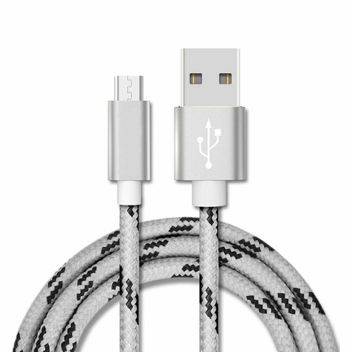 SUPERSHIELD  3Ft Micro USB Cable Nylon Braided Fast Quick Charger USB to Micro USB 2.0 Android Charging Cord for Galaxy S7 S6 S5 Edge A10, J3 Prime