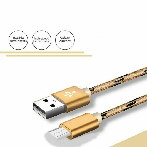 Câble micro USB tressé nylon Fast charger USB vers micro USB 2,0 câble de chargement Android pour Galaxy S7 S6 S5 Edge A10, J3 prime, Redmi Note 5