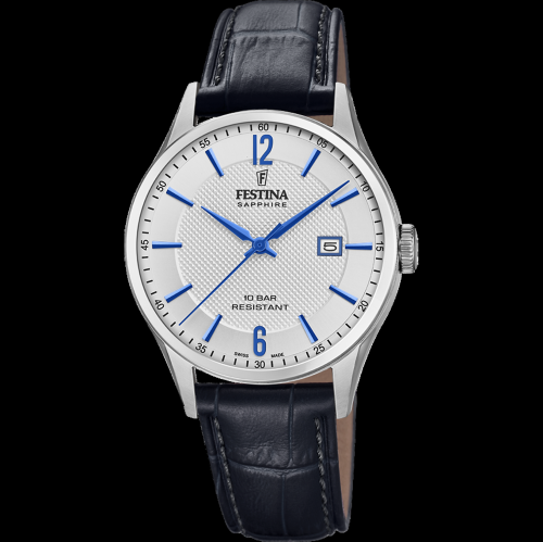 Festina leather sale watch