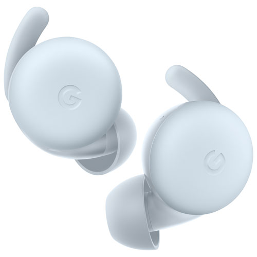 Écouteurs boutons 100 % sans fil à isolation sonore Pixel Buds A-Series de Google - Bleu arctique