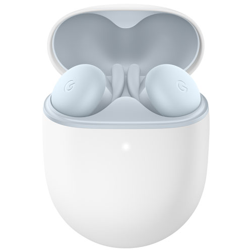 Écouteurs boutons 100 % sans fil à isolation sonore Pixel Buds A-Series de Google - Bleu arctique