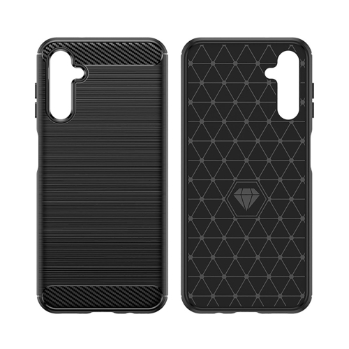 PANDACO Navy Brushed Metal Case for Samsung Galaxy A14