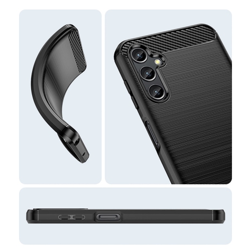 PANDACO Navy Brushed Metal Case for Samsung Galaxy A14