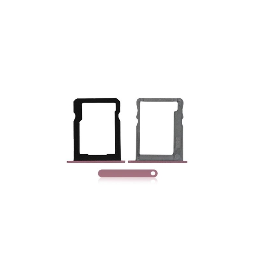 ESOURCE PARTS  Replacement Sim Card + Sd Card Tray Compatible for Huawei P7 (Pink)