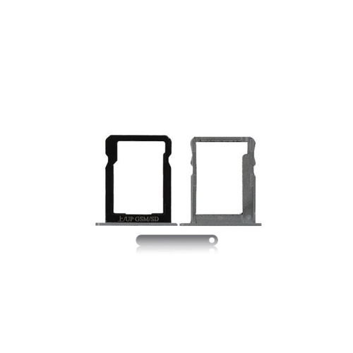 ESOURCE PARTS  Replacement Sim Card + Sd Card Tray Compatible for Huawei P7 (White)