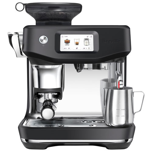 Breville Barista Touch Impress Espresso Machine with Frother & Coffee  Grinder - Black Truffle - Only at Best Buy