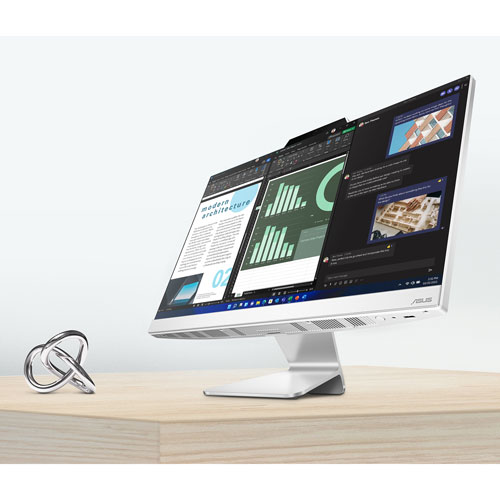 ASUS A3402 23.8" All-in-One PC - White - Only at Best Buy