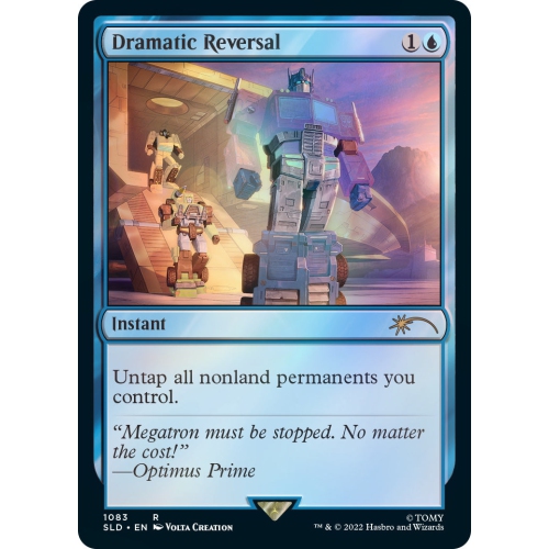 Jeu de société Magic: The Gathering TCG - Secret Lair Drop Series - Transformers: Roll Out ou Rise Up - Foil Edition