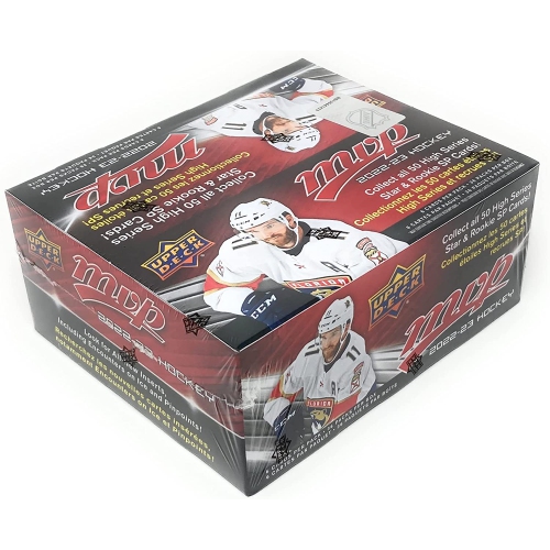 Upper Deck 2022-23 MVP Hockey Card Retail Box - 36 Packs [Card Game, 1+ Players]
