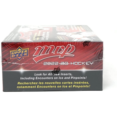 Upper Deck 2022-23 MVP Hockey Card Retail Box - 36 Packs [Card Game, 1+ Players]