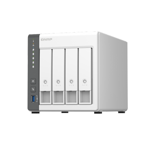 QNAP TS-433-4G-US 4 Bay NAS with Quad-core Processor, 4 GB DDR4 RAM and 2.5GbE Network